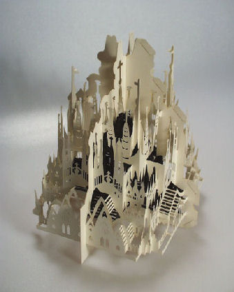 Variatie naar voorbeeld van Gaudi ' Sagrada Familia'.jpg