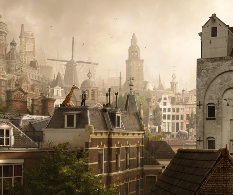 discussing the elephant fotomontage.jpg