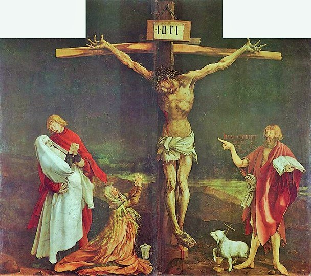 'De Kruisiging' 1517. Matthias Grünewald
