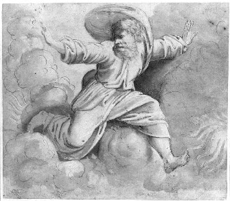 God scheidt licht en duisternis. Rafael