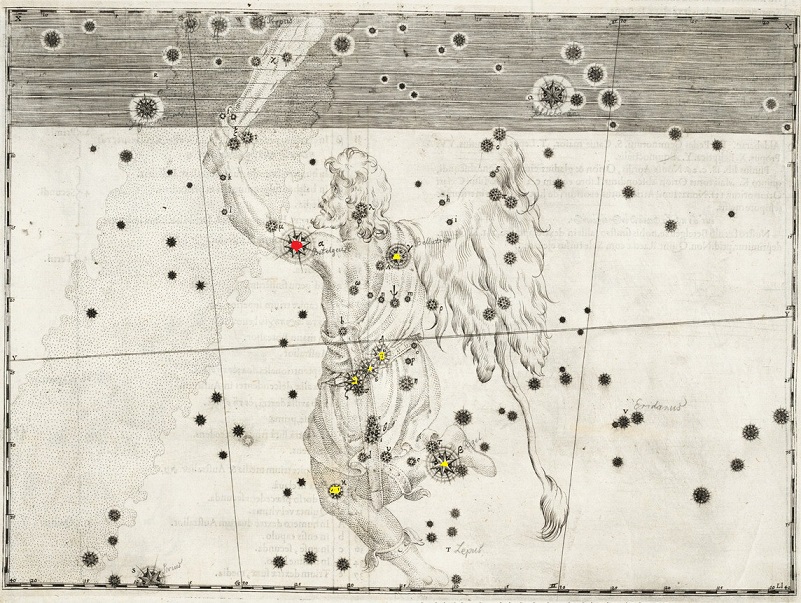 Orion in de Uranometria