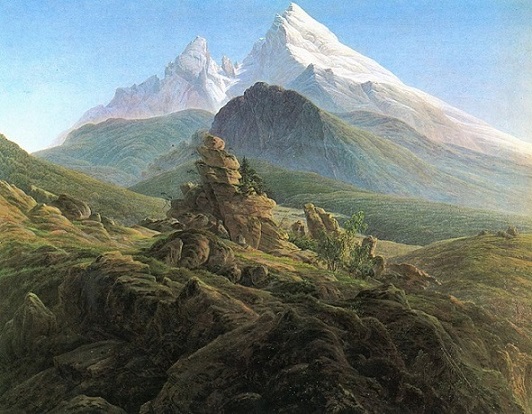 Der Watzmann Casper David Friedrich
