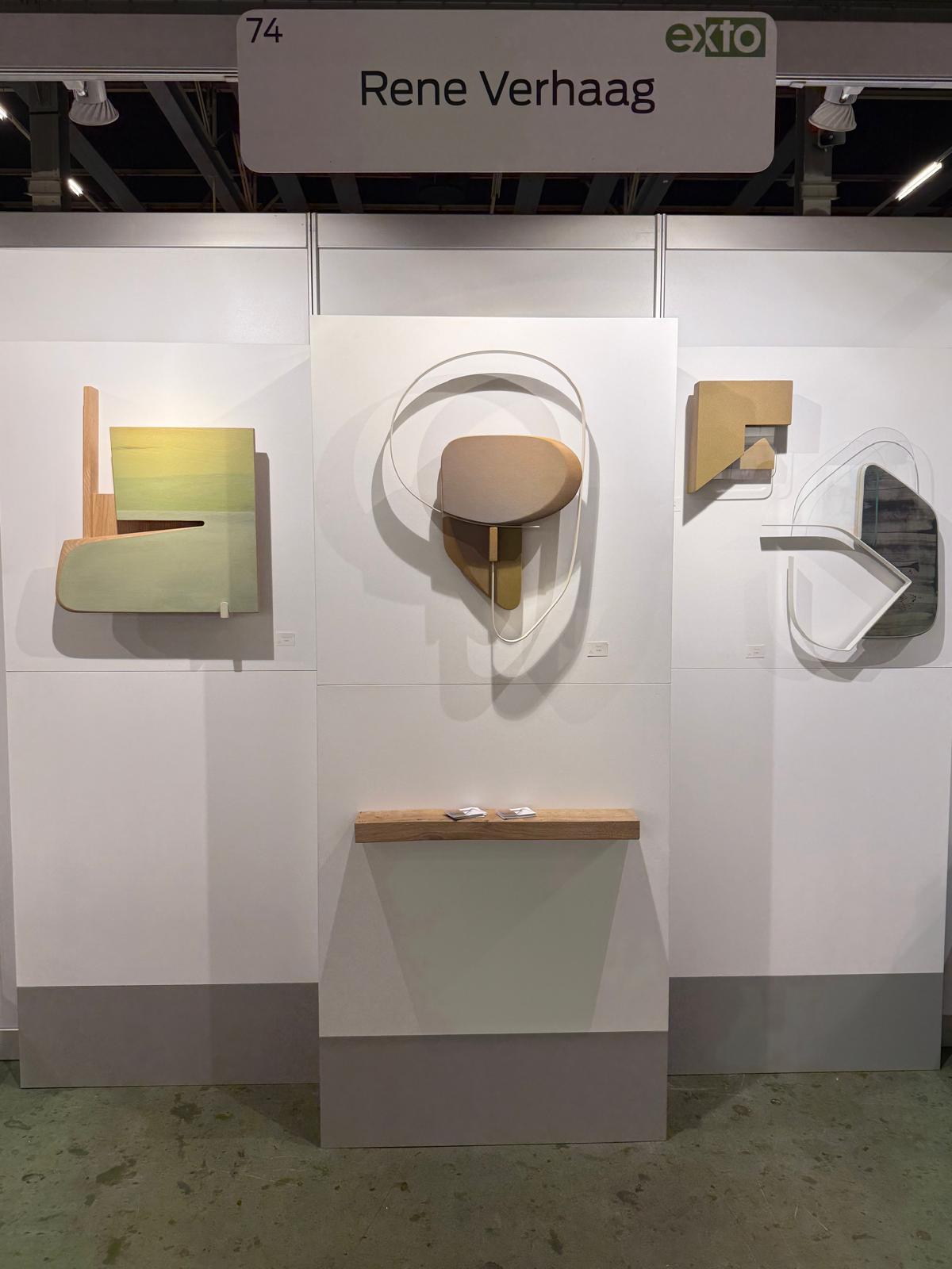 Stand van Rene Verhaag in de extostand op Art Eindhoven