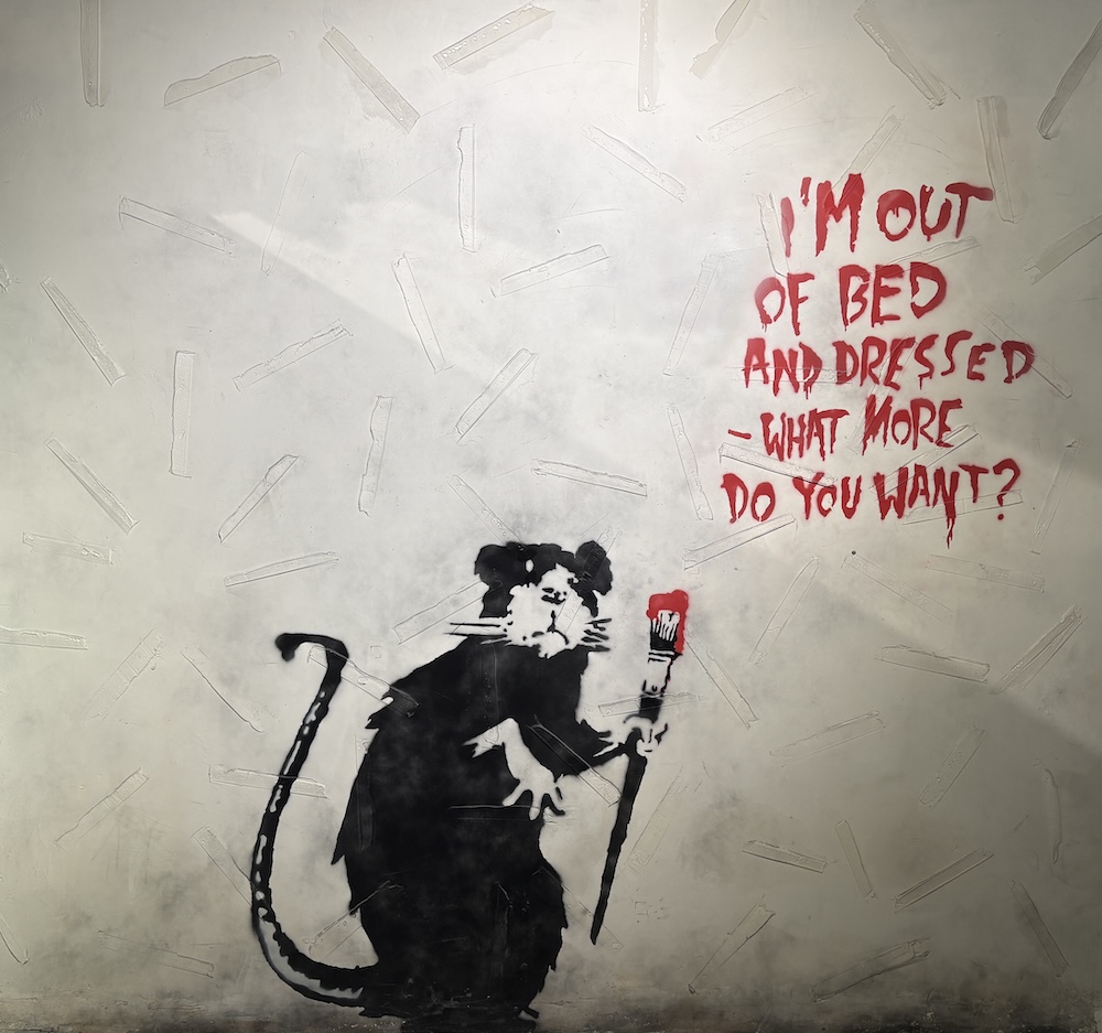 Out of Bed and Dressed - Banksy