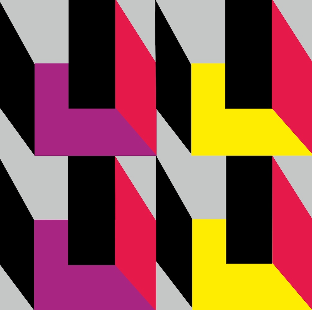 computerart op plexiglas. Geometrische Constructie in perspectief &mdash; Monica Maat