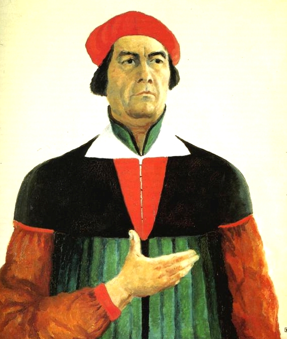 Zelfportret 1933 Russisch Museum St. Petersburg &mdash; Kazimir Malevich