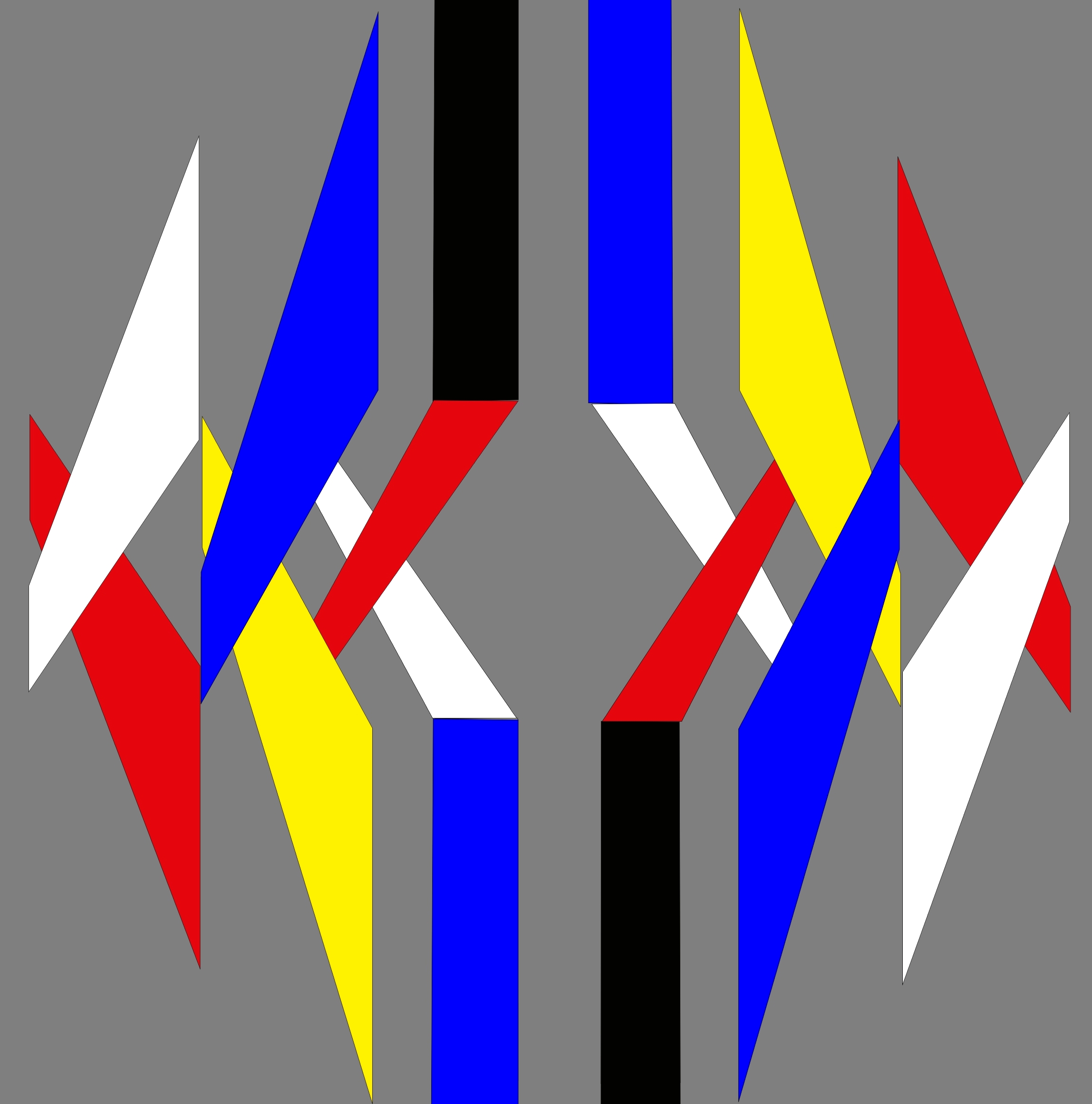 Rechthoeken in perspectief 2 &mdash; Monica Maat