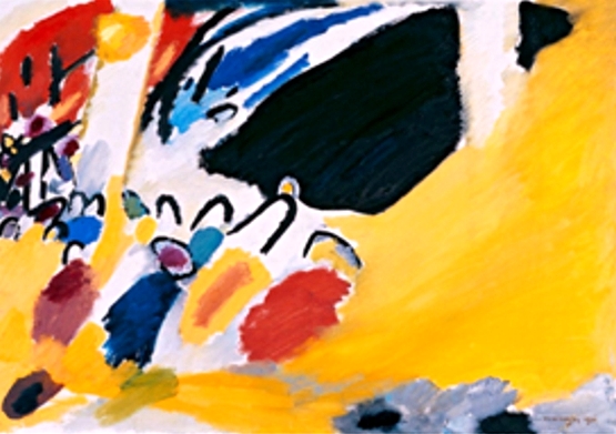 Wassily Kandinsky Impression III [Concert] 1911 Oil on canvas. De Städtische Galerie im Lenbachhaus in Munchen.
