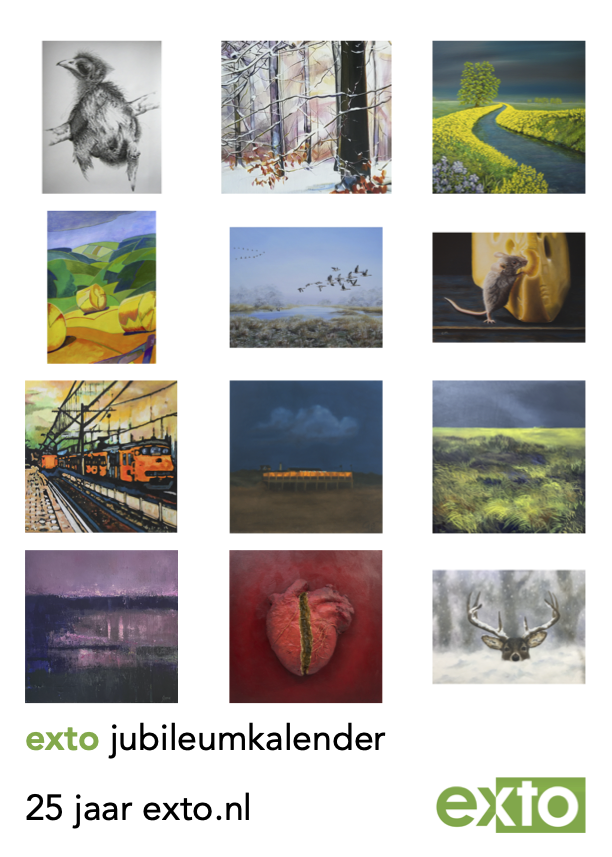 Jubileumkalender exto 25 jaar