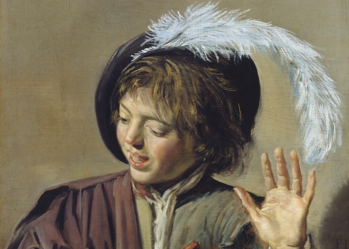Jongen met fluit, ca. 1627, olieverf op doek 68,8x55,2 cm, Staatliche Museen zu Berlin, Gemäldegalerie Berlin
