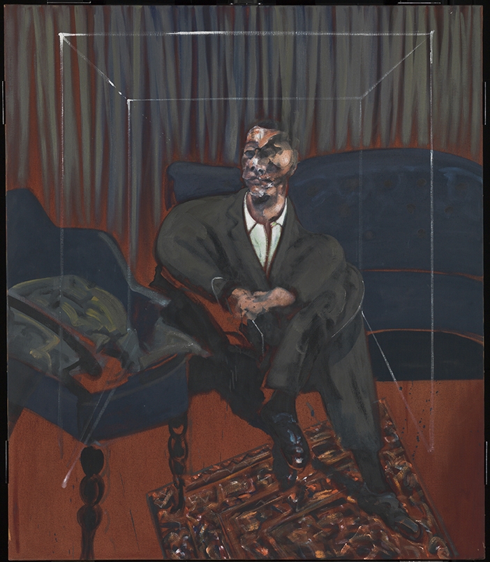 A Seated Figure, 1961, Francis Bacon. Tate, Purchased from Marlborough Fine Art Ltd., London by J. Sainsbury Ltd. for presentation to the Tate Gallery, 1961. © Estate of Francis Bacon c/o Pictoright Amsterdam, 2025. Foto: Tate
