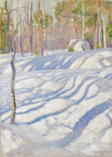 Winterlandschap, 1896 Pekka Halonen