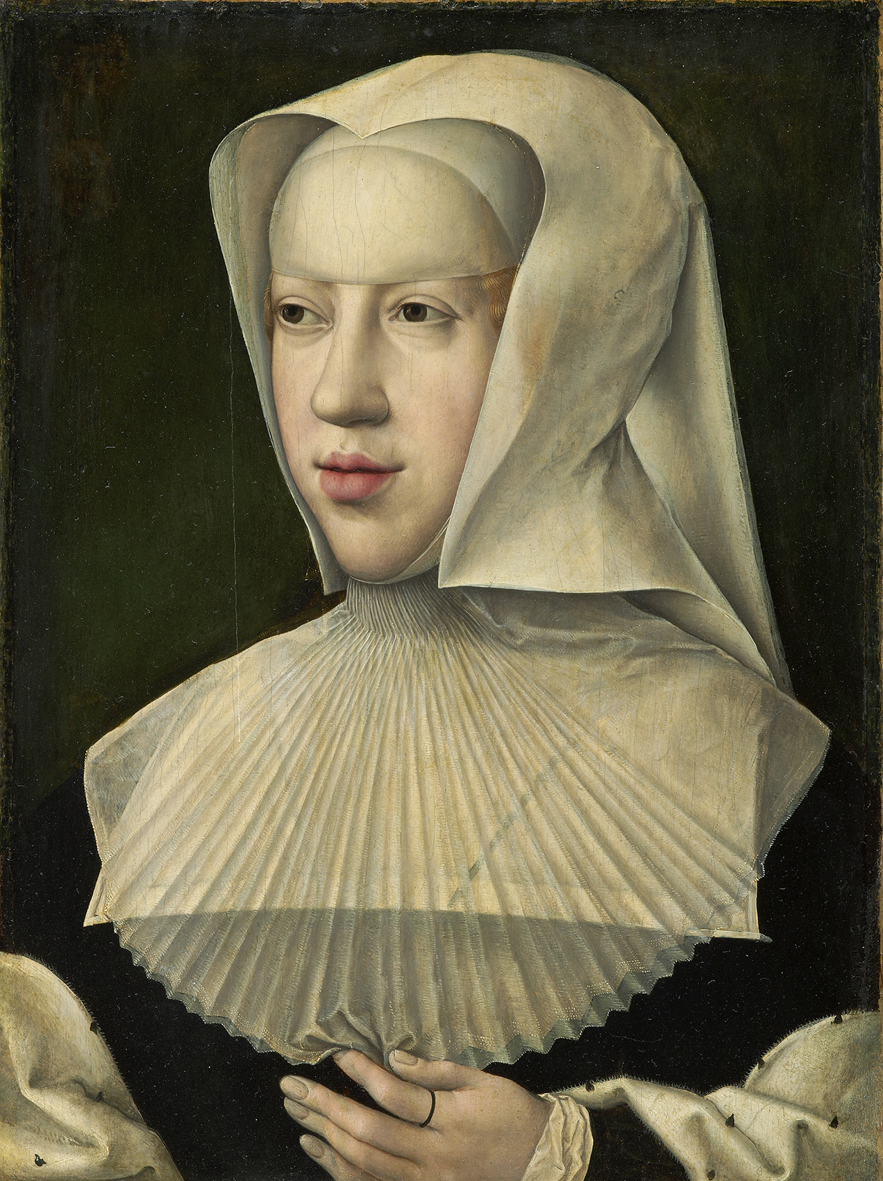 Portret van Margareta van Oostenrijk - Bernard van Orley