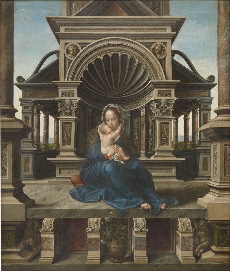 Maria met kind, bekend als de Madonna van Leuven - Bernard van Orley