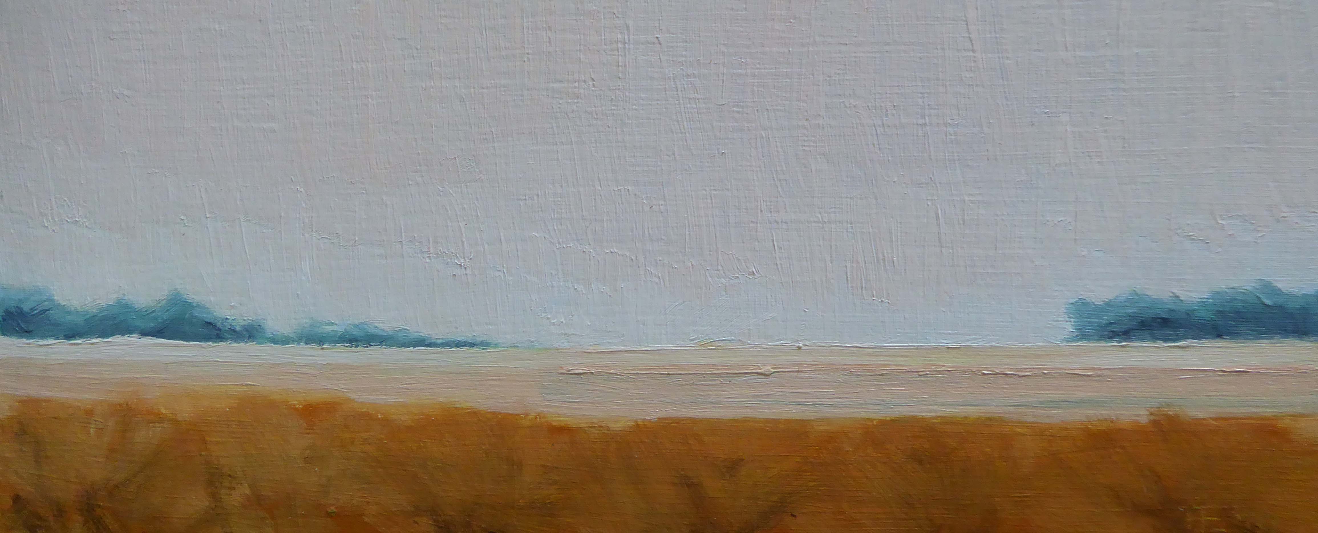 Ruim zicht 3, 2019, olie op paneel, 11 x 27 cm - XXXXXXXXX