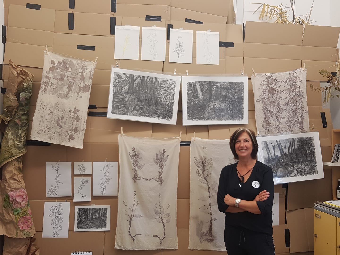 Ellen Ter Beek bij haar werk