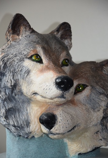 Wolven echtpaar - Jeannine Indewey Gerlings