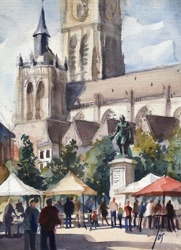 Groenplaats Antwerpen - Jos Antens