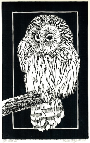 Oeral uil - Marian Vergouwen