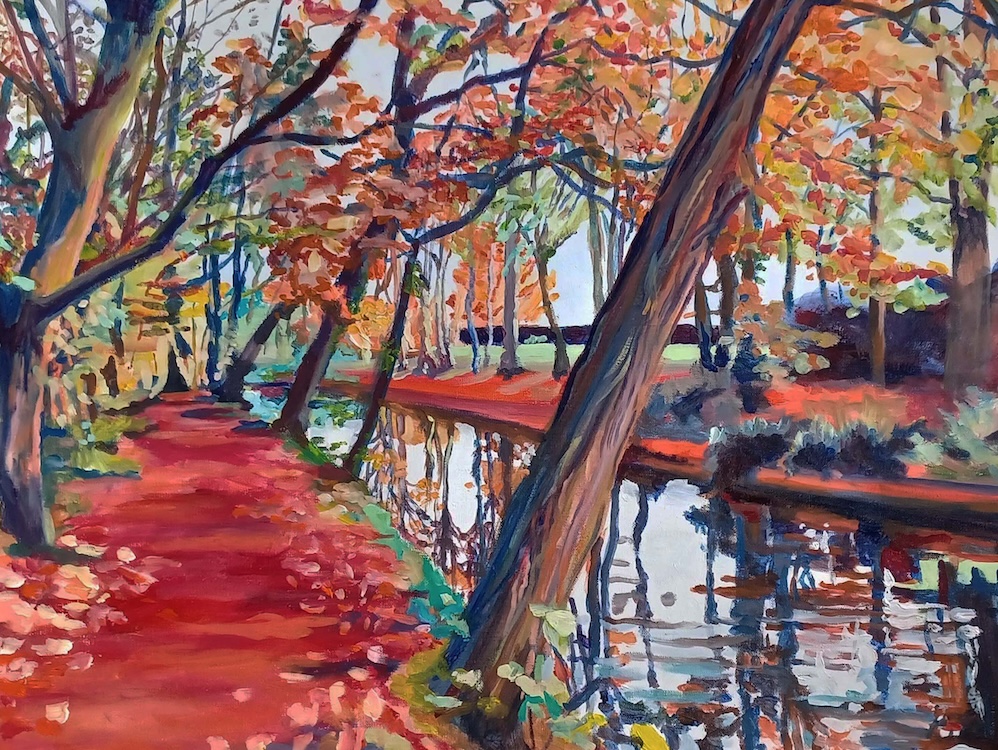 Jaagpad Kromme Rijn bij Bunnik - Marianne de Boer