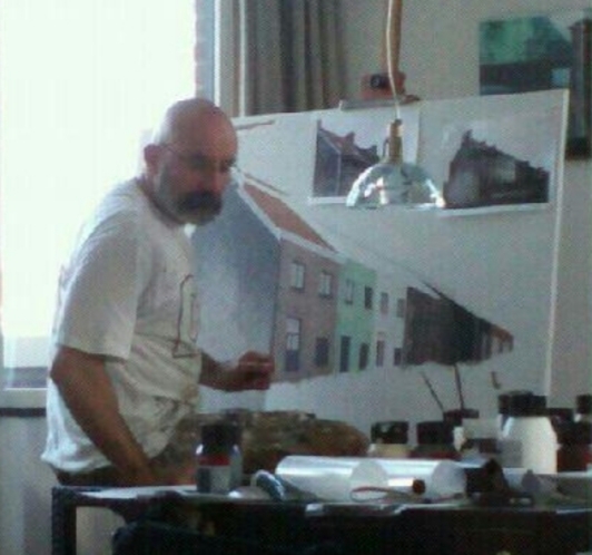 Mark Haagmans aan het werk