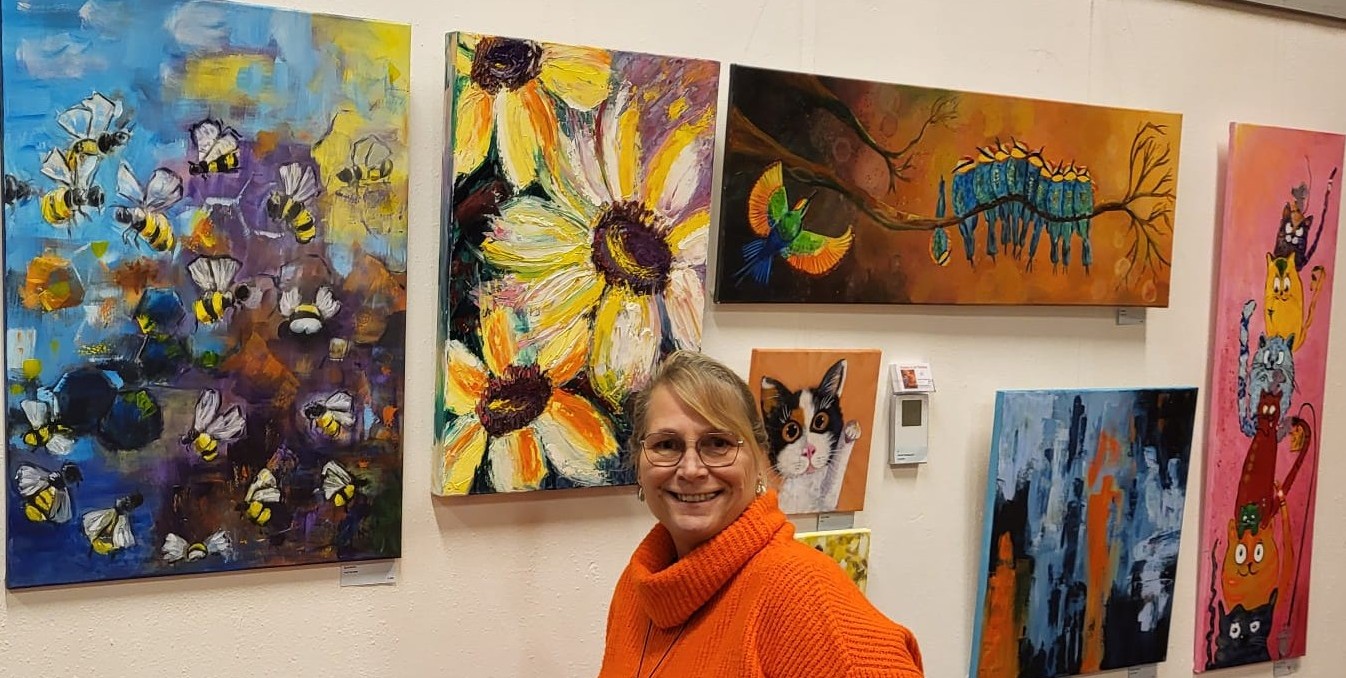 Nicole Weddepohl bij haar werk