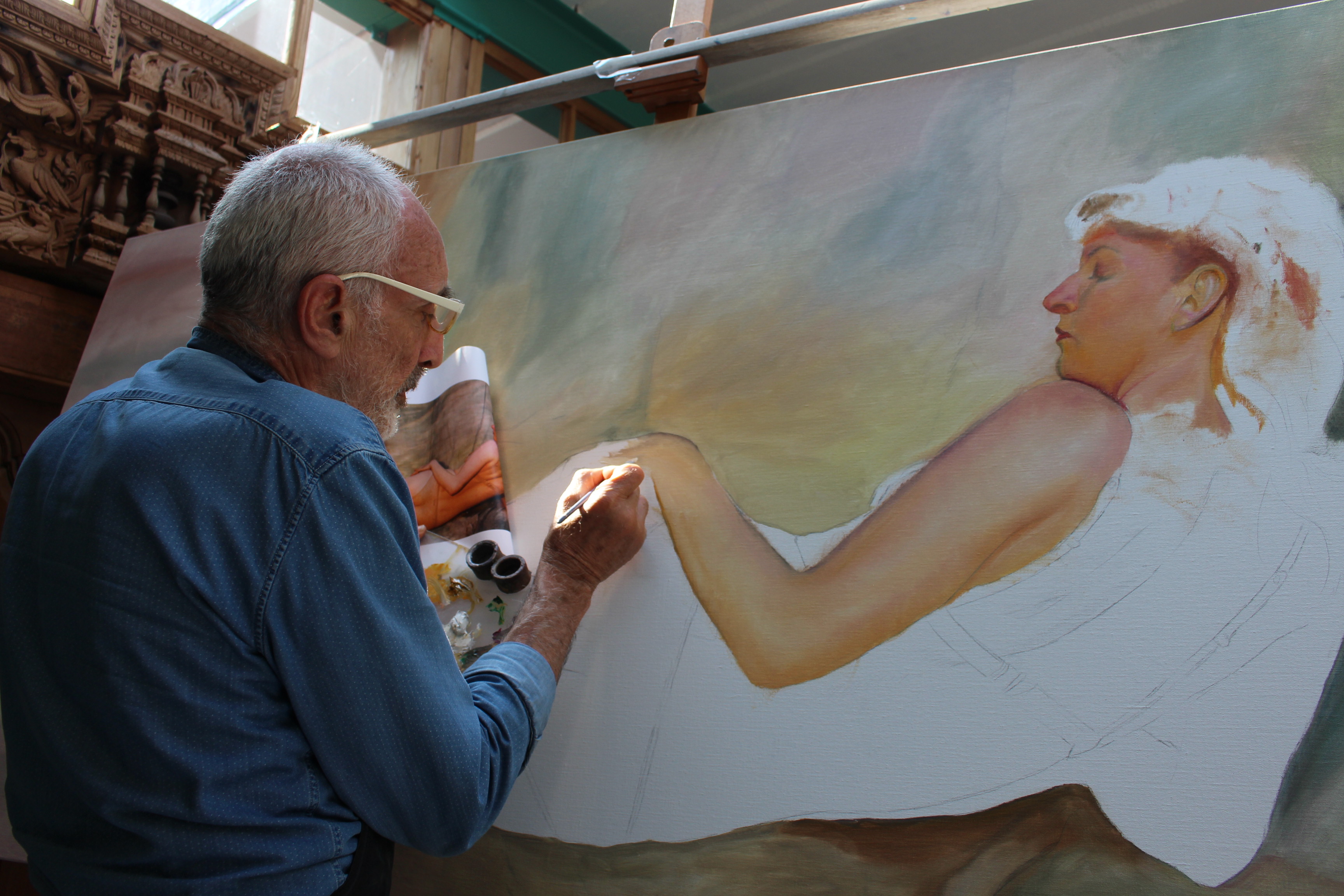 Paul Kenens aan het werk