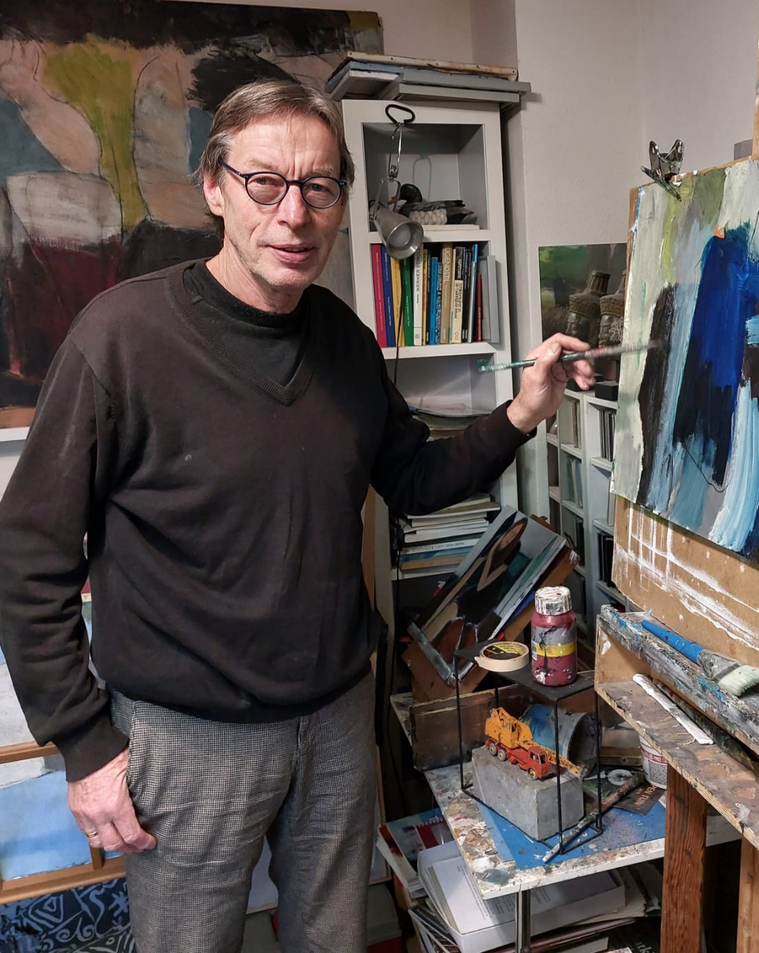 Rins Slippens aan het werk