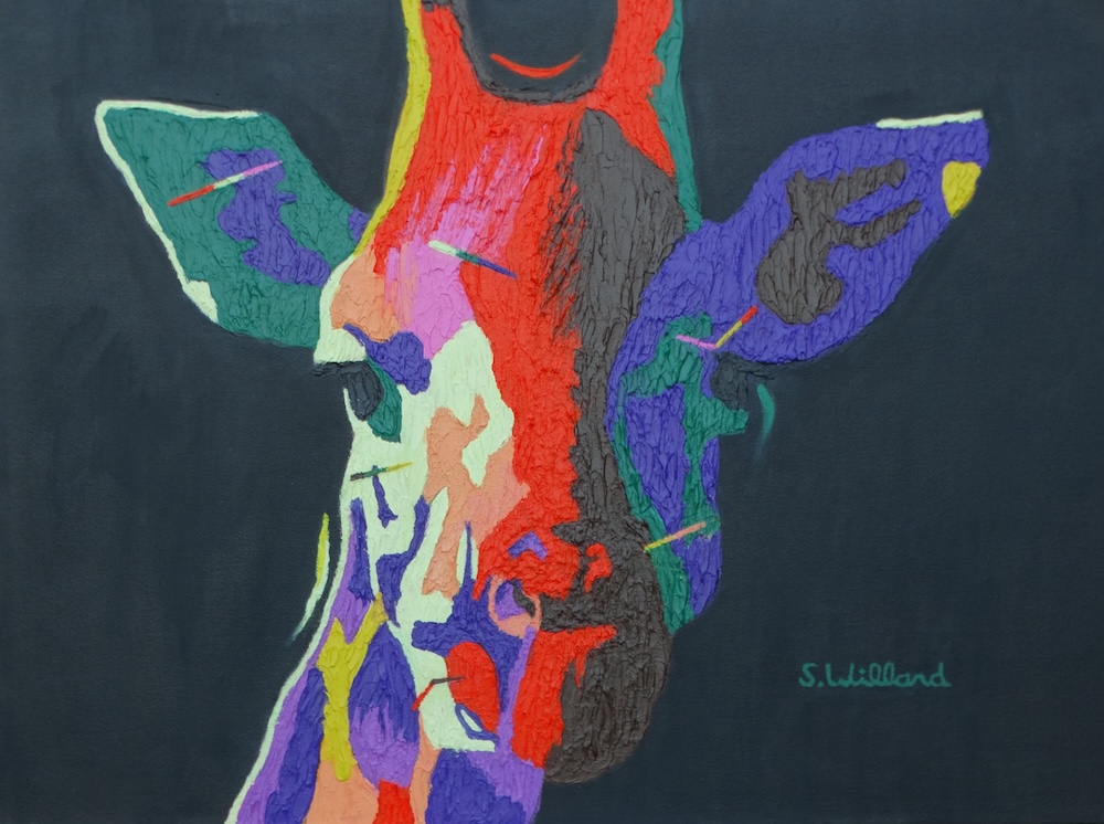 Portret giraf - Sandra Willard