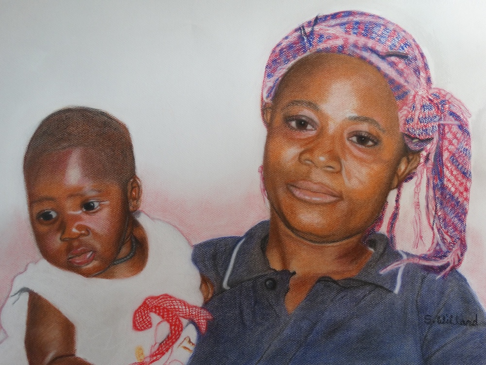 Moeder met baby - Sandra Willard